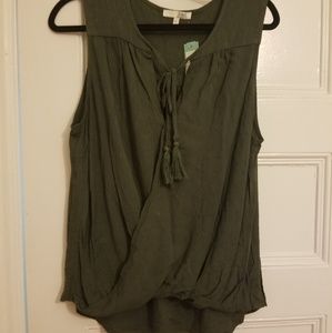 NWT H&C Westcott Crossfront Top